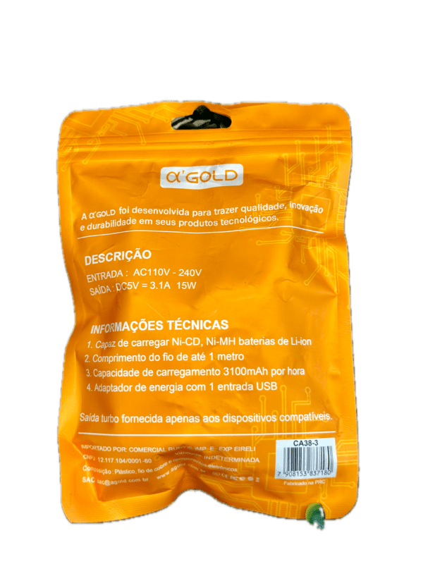 Kit carregador Gold IOS/Lightning - Image 2