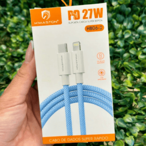 Cabo H’maston Tipo C/IOS (iPhone) Turbo 20W - 1Mt